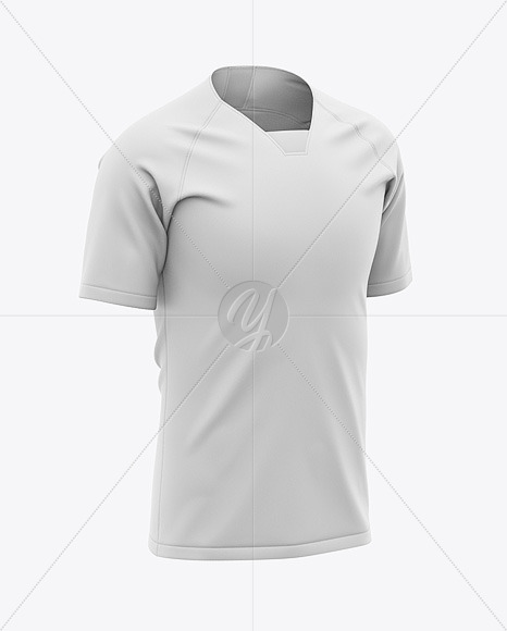 Download Men S Soccer Raglan Jersey Mockup Front Half Side View Football Jersey T Shirt In Apparel Mockups On Yellow Images Object Mockups PSD Mockup Templates