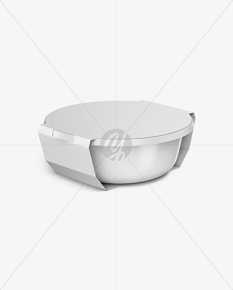 Download Food Container Mockup In Pot Tub Mockups On Yellow Images Object Mockups PSD Mockup Templates