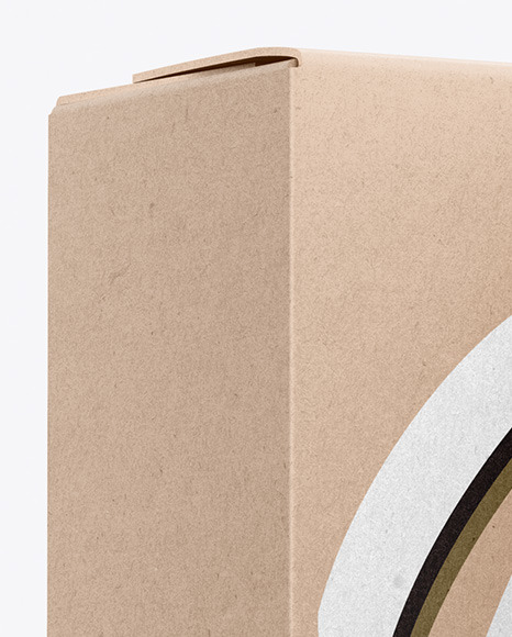 Two Kraft Boxes Mockup PSD #2