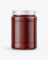 Raspberry Jam Jar Mockup