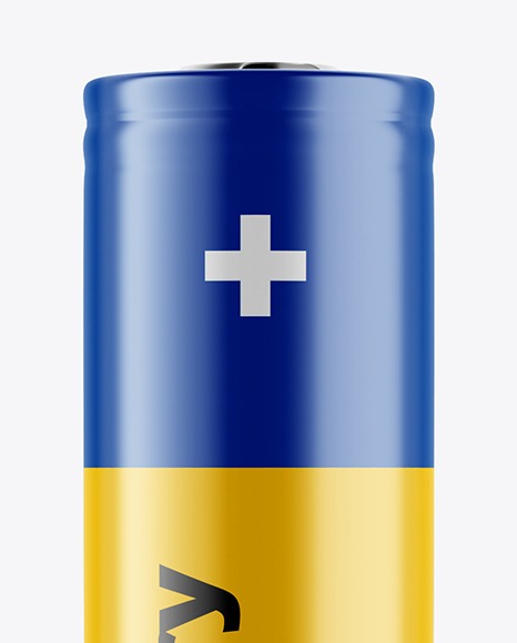 Download Li Ion Battery Mockup In Object Mockups On Yellow Images Object Mockups