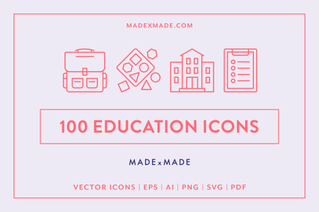 Line Icons – Education