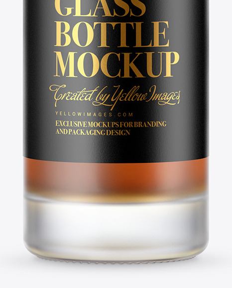 Download Frosted Glass Cognac Bottle Mockup In Bottle Mockups On Yellow Images Object Mockups Yellowimages Mockups