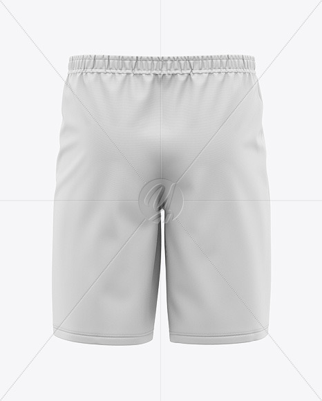 Download Men's Woven Shorts - Back View in Apparel Mockups on ...