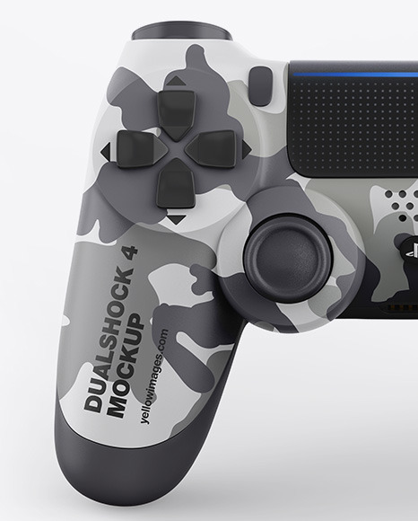 Glossy DualShock 4 Controller Mockup PSD #5