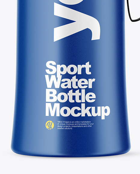 Download Matte Sport Bottle Mockup In Bottle Mockups On Yellow Images Object Mockups