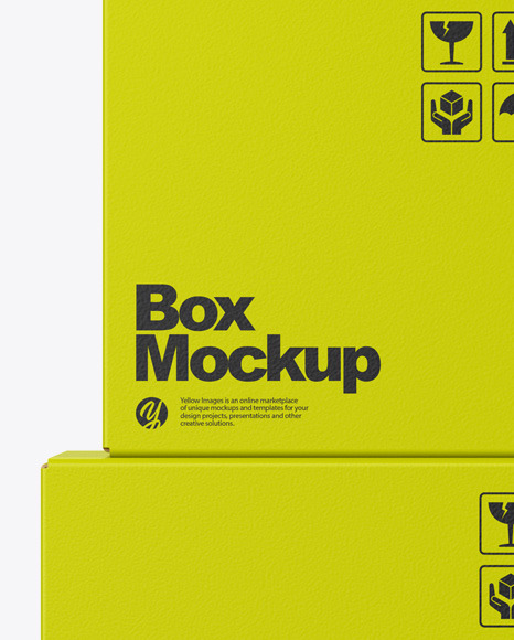 Paper Boxes Mockup