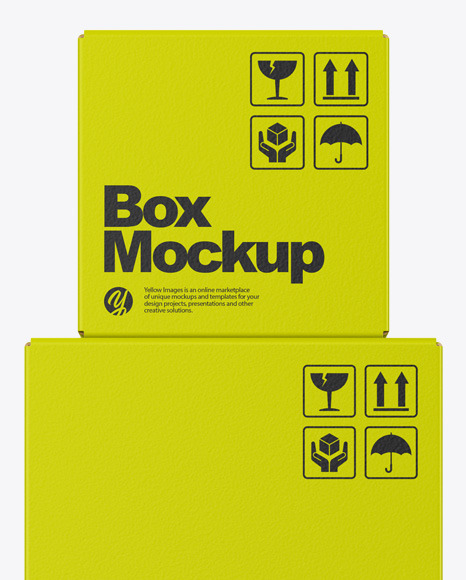 Paper Boxes Mockup PSD #4