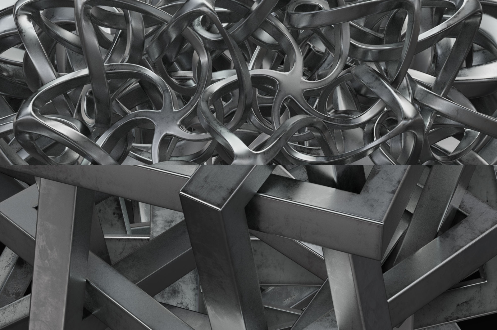 Futuristic 3D Shapes