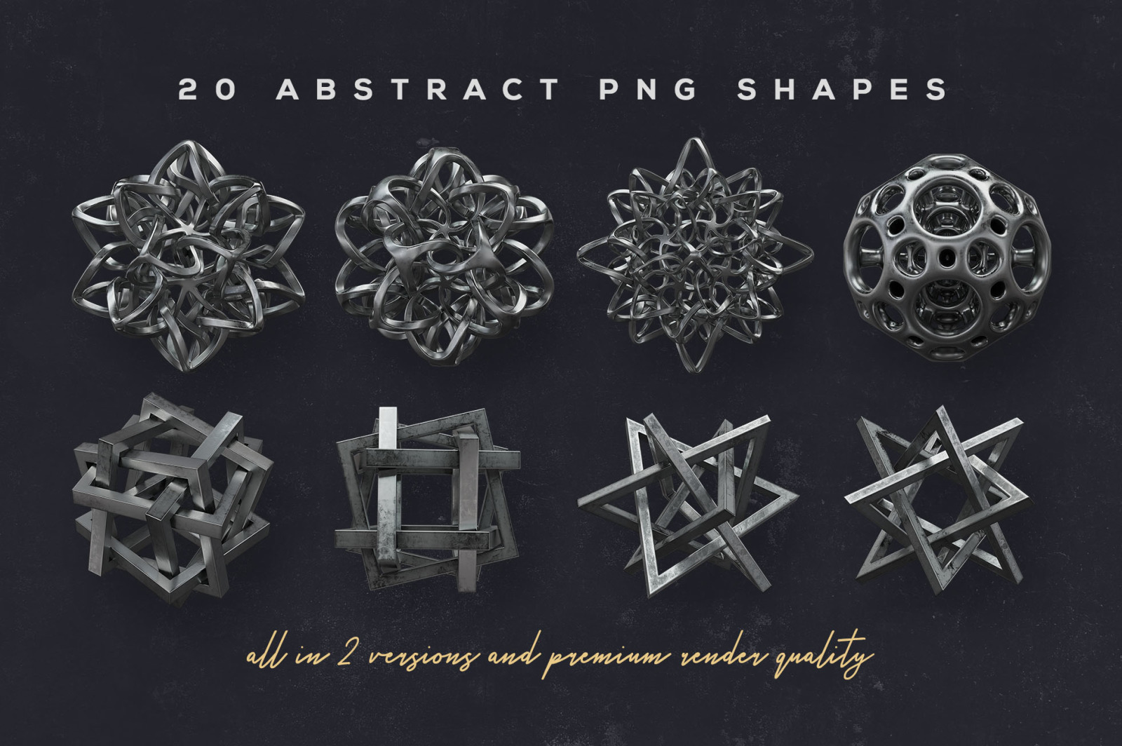 Futuristic 3D Shapes