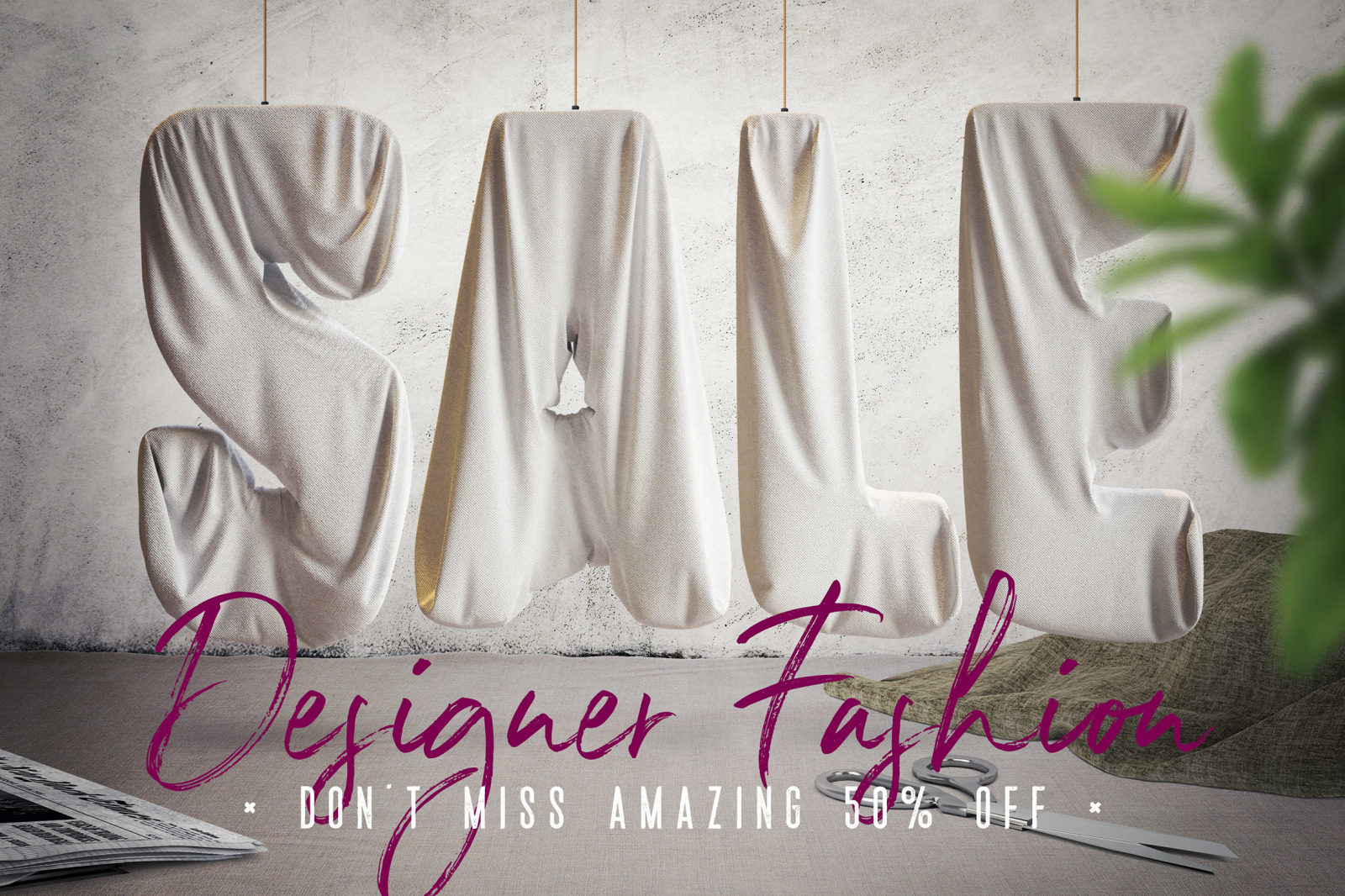 Foil & Fabric Lettering Duo