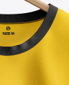 Download Sweatshirt On Hanger Mockup Front View In Apparel Mockups On Yellow Images Object Mockups