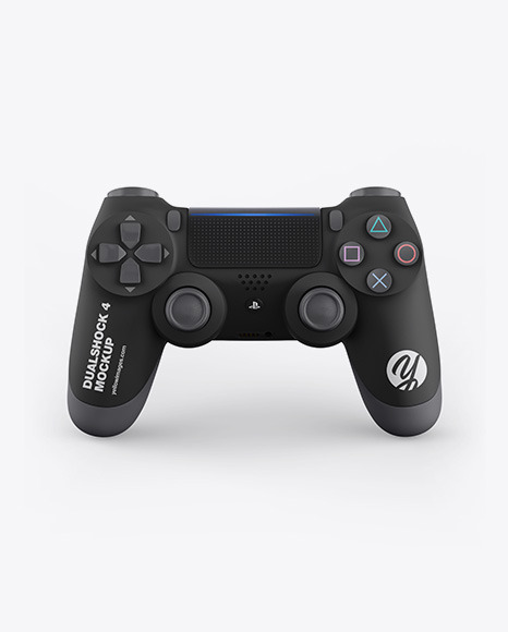 Download Free Matte Dualshock 4 Controller Mockup In Device Mockups On Yellow Images Object Mockups PSD Mockup Template