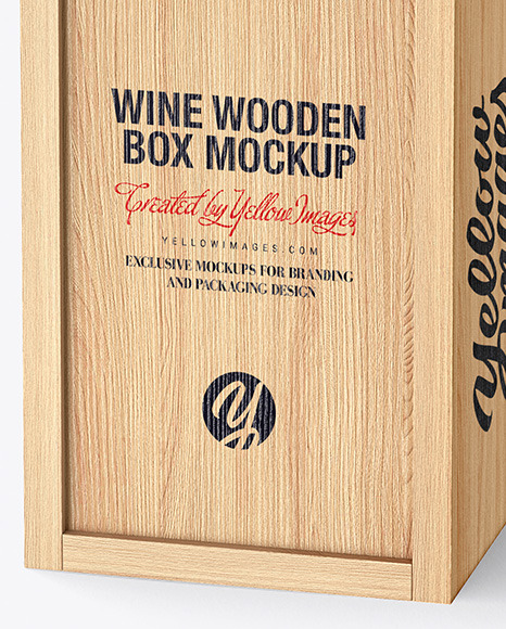 Download Wine Box Packaging Mockup Yellowimages