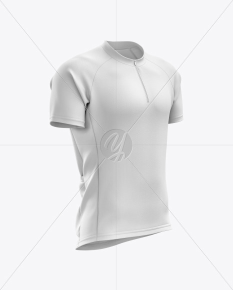 Men S Classic Cycling Jersey Mockup Right Half Side View In Apparel Mockups On Yellow Images Object Mockups