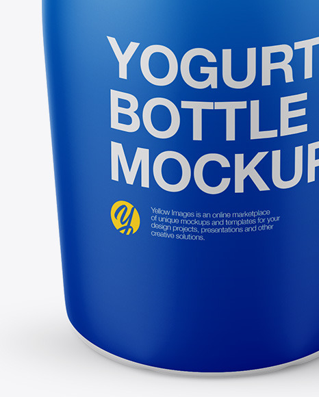 Download Matte Plastic Bottle Psd Mockup High Angle Shot Yellowimages