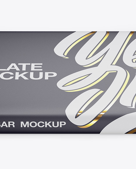 Download Matte Chocolate Bar Mockup Front View High Angle Shot In Packaging Mockups On Yellow Images Object Mockups PSD Mockup Templates