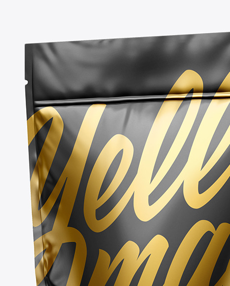 Glossy Stand Up Pouch Mockup PSD #2