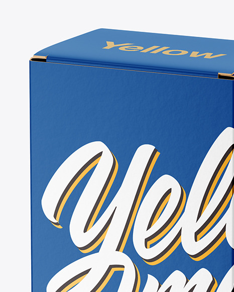 Paper Box Mockup PSD #2
