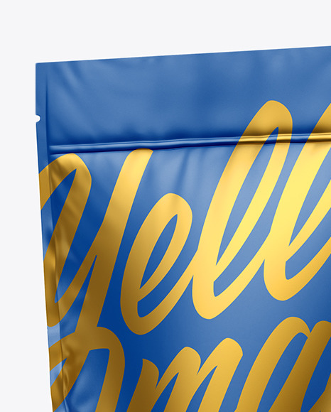 Matte Stand Up Pouch Mockup PSD #2