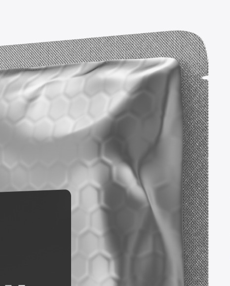 Metallic Pouch Mockup PSD #2