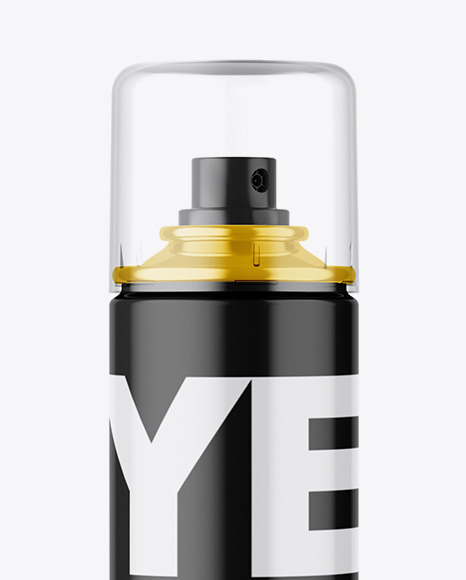 Spray Can Mockup In Can Mockups On Yellow Images Object Mockups