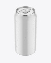 Matte Drink Can W/ Condensation Mockup