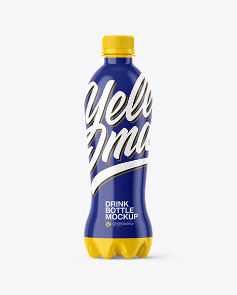 Download 0 5l Drink Bottle Mockup In Bottle Mockups On Yellow Images Object Mockups PSD Mockup Templates