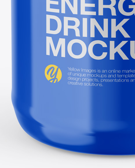 Glossy Can Mockup PSD #6