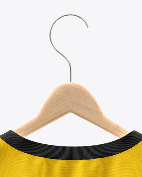 Sweatshirt On Hanger Mockup Back View In Apparel Mockups On Yellow Images Object Mockups