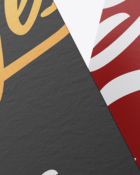 Paper Business Cards Mockup PSD #6