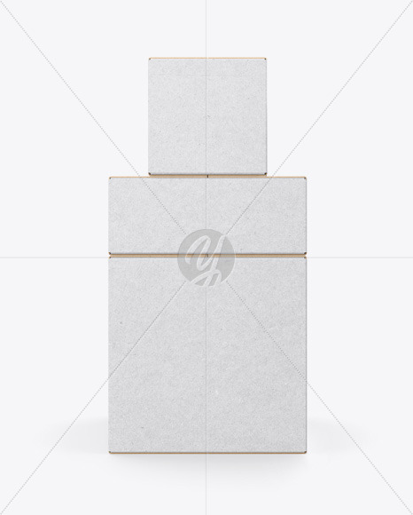 Download Shopping Cart W Kraft Boxes Mockup In Packaging Mockups On Yellow Images Object Mockups