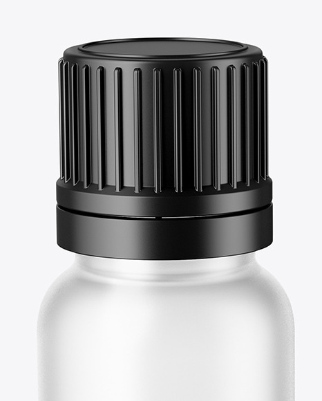 Frosted Glass Dropper Bottle with Box Mockup PSD #2