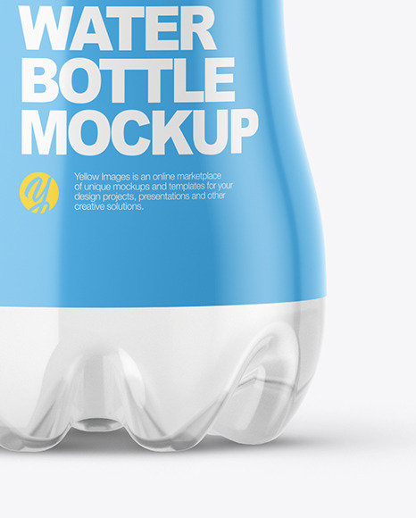 1 5l Water Bottle Mockup In Bottle Mockups On Yellow Images Object Mockups