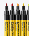 Download Matte Marker Pens Mockup In Stationery Mockups On Yellow Images Object Mockups