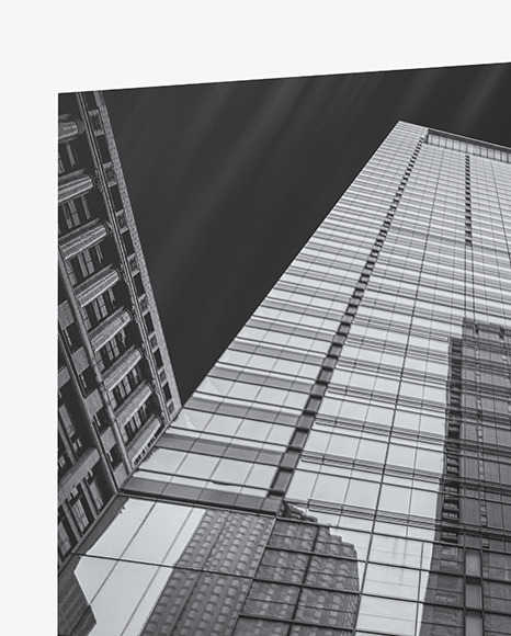 Paper Brochure Mockup PSD #2