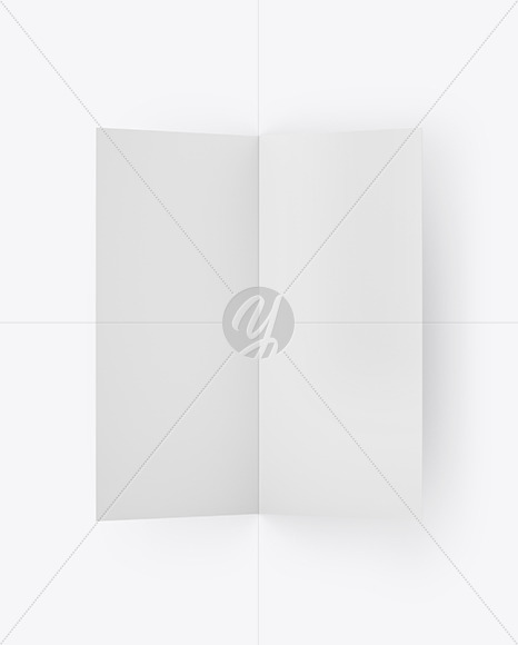 Paper Brochure Mockup PSD #3