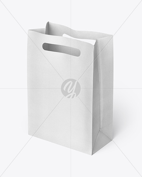 Kraft Paper Bag Mockup In Bag Sack Mockups On Yellow Images Object Mockups