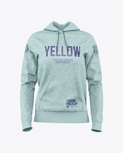 Women S Hoodie Mockup In Apparel Mockups On Yellow Images Object Mockups