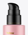Clear Cosmetic Pump Bottle Mockup