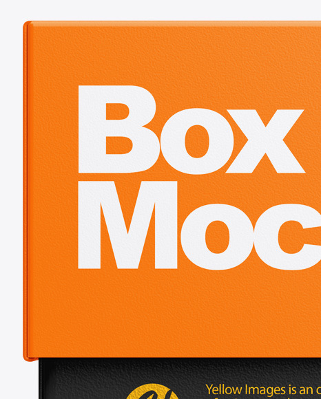 Paper Box Mockup PSD #3