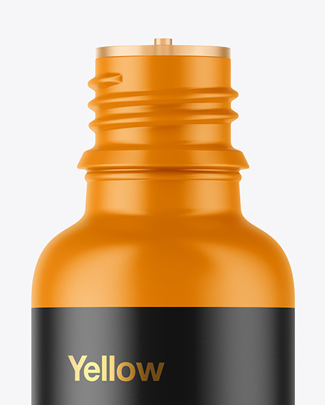 Matte Dropper Bottle Mockup PSD #2