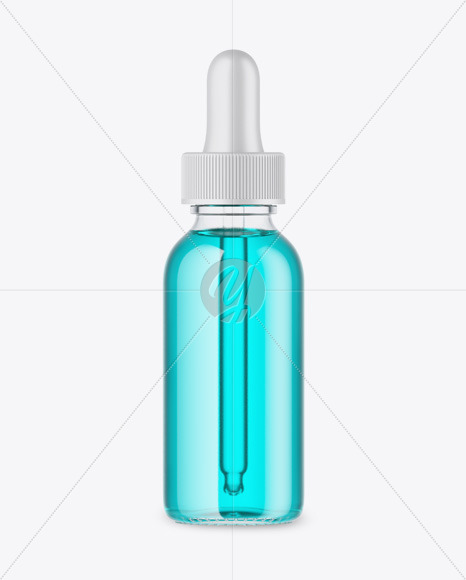 Download Clear Glass Dropper Bottle Mockup in Bottle Mockups on Yellow Images Object Mockups