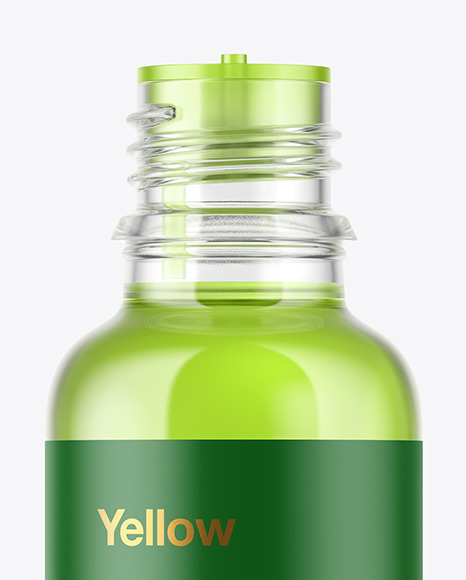 Clear Glass Dropper Bottle Mockup PSD #2