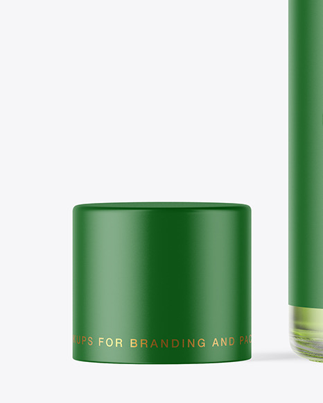 Clear Glass Dropper Bottle Mockup PSD #6