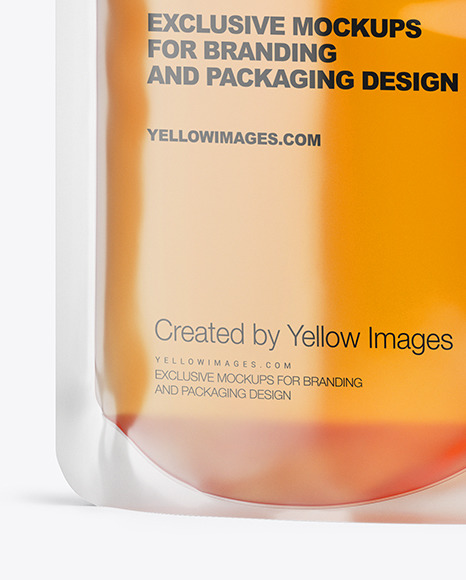 Download Doy Pack With Honey Mockup In Pouch Mockups On Yellow Images Object Mockups Yellowimages Mockups