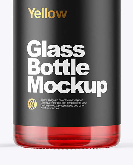 Glass Dropper Bottle Mockup PSD #4