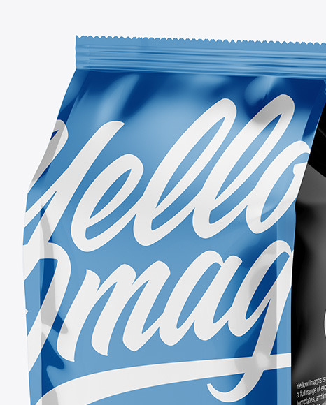 Glossy Food Bag Mockup PSD #1