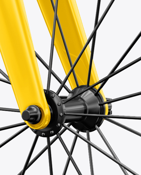 Download Carbon Triathlon Bicycle Mockup Halfside View In Vehicle Mockups On Yellow Images Object Mockups