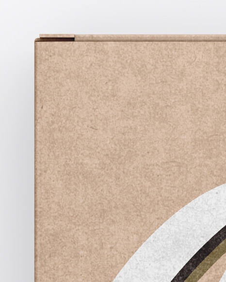 Kraft Box Mockup PSD #2